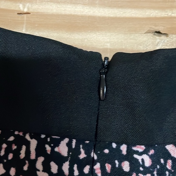 Connected Apparel size 10 Black and Pink Sheath Midi Sleeveless Stretchy Dress - Picture 7 of 8